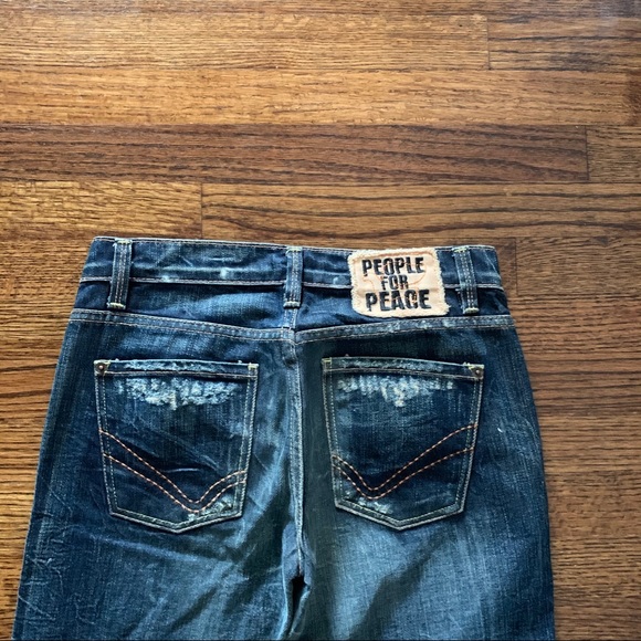 NWT People 4 Peace Crop Jeans - Picture 12 of 14